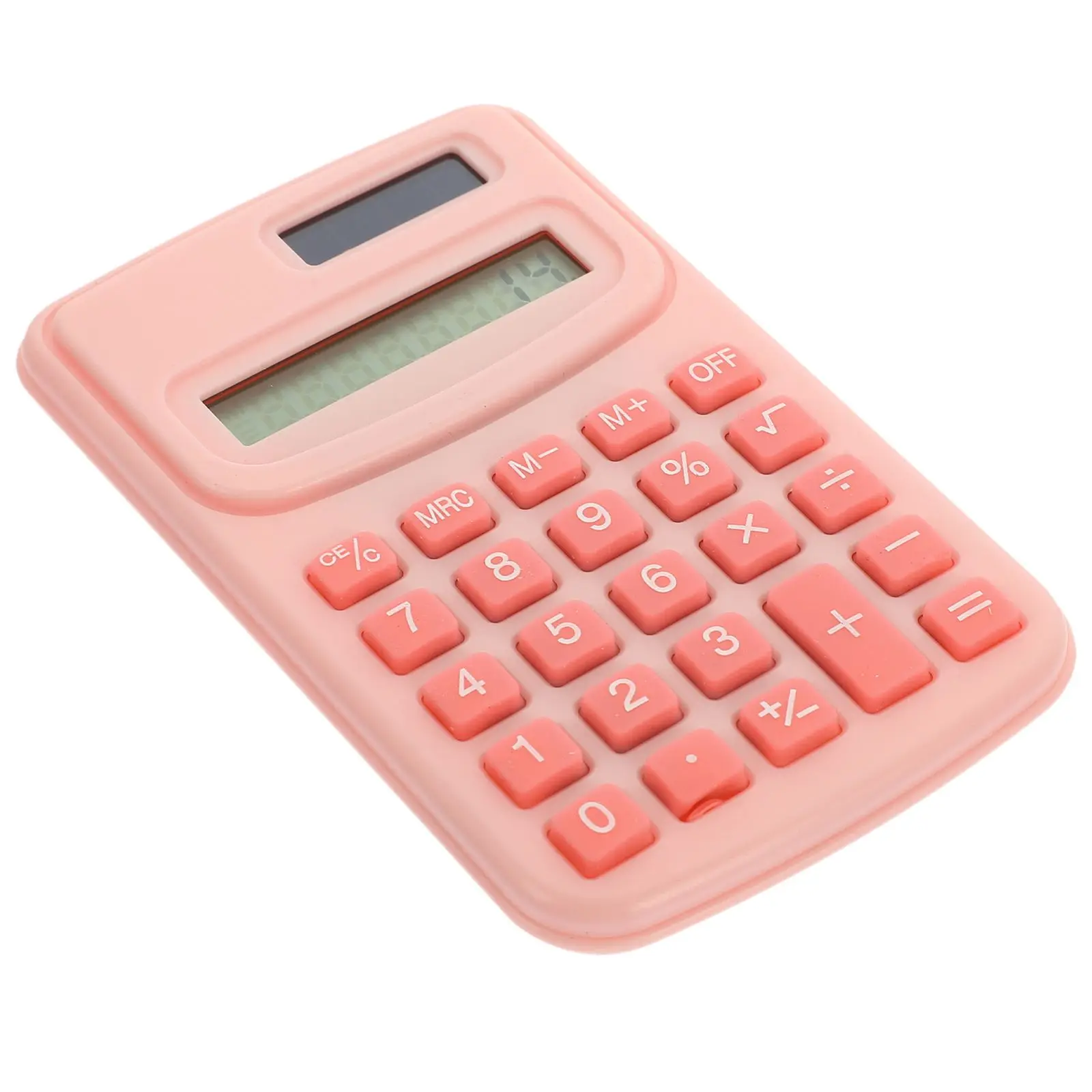 

Portable Calculator Pink Small Colored Basic Electronic Students Office School Use Handheld Mini Practical Long Lasting