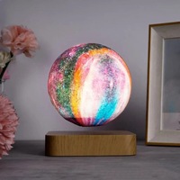 14CM Maglev Starry Sky Moon Galaxy Office Home Decoration Creative Christmas Gift 3D Printing Maglev Starry Sky Galaxy Diameter