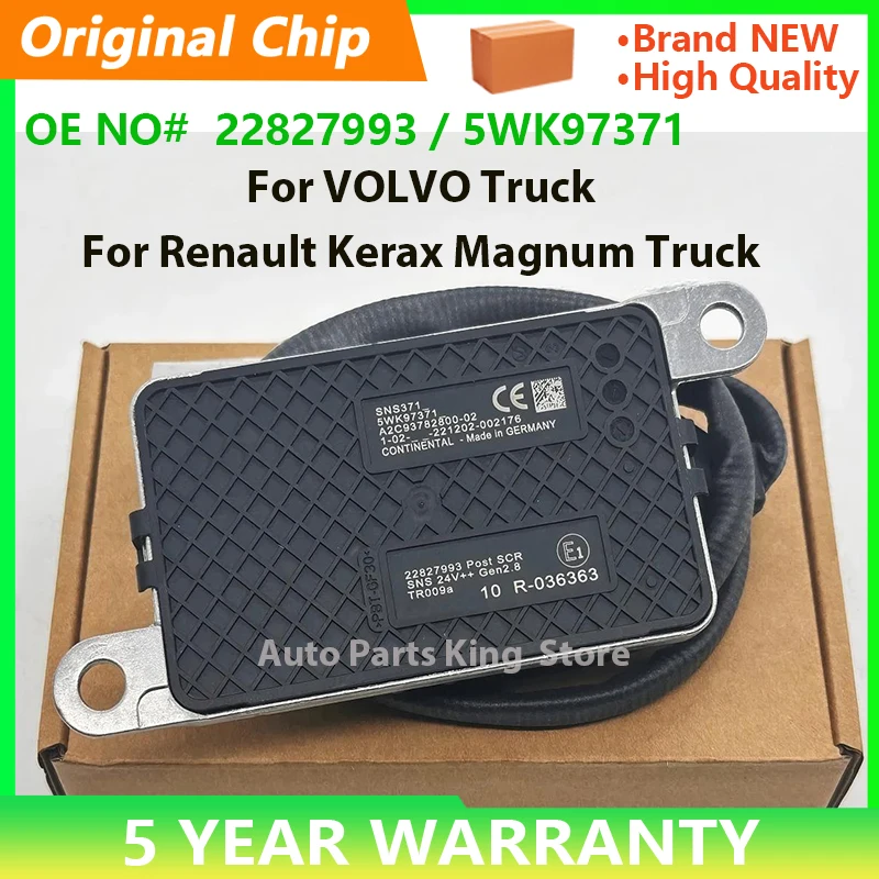 Sensore Nox Originale Nuovo 5WK97371 5WK9 7371 22827993 A2C93782800 Per Volvo Fh Fm Fl Renault Premium