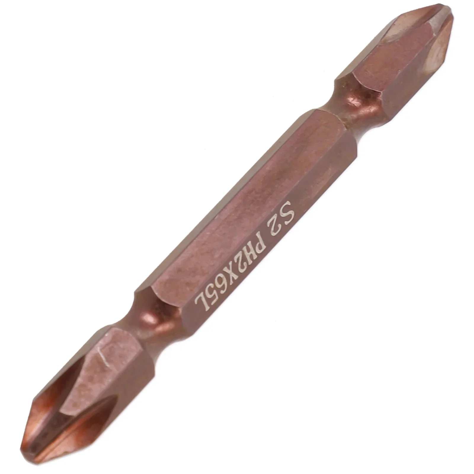 Copper Colored Magnetic PH2 Electric Screwdriver Bit with Double Head Design 65mm/100mm/150mm/200mm/250mm/300mm