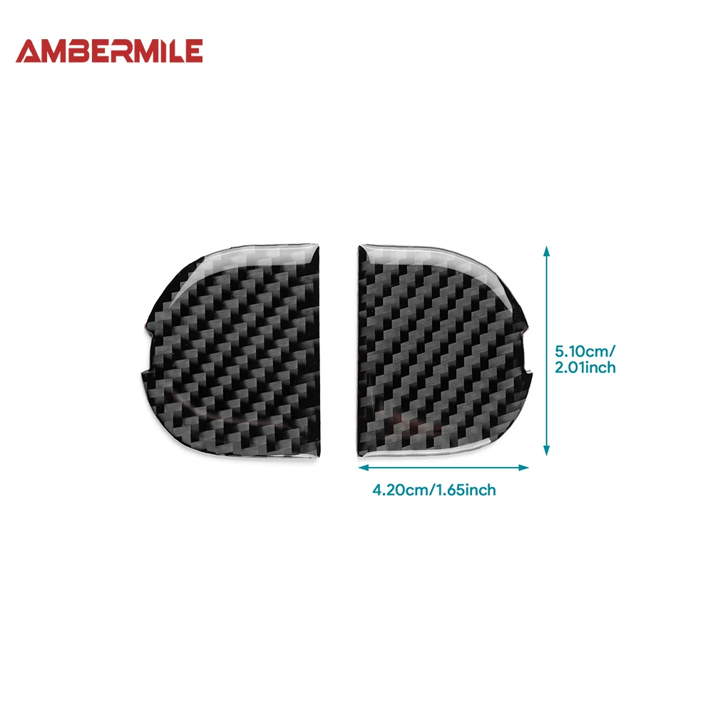 Car Door Bowl Panel for Mini Cooper S F65 F66 F67 2024 2025 Accessories Real Soft Carbon Fiber Sticker Trim Decal Styling