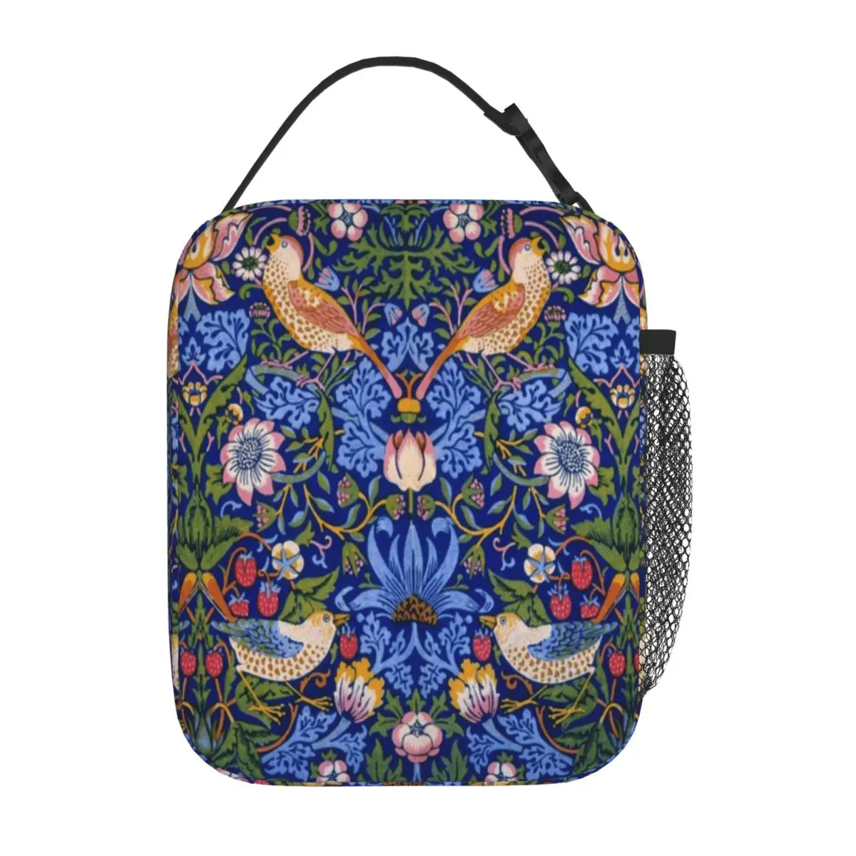 Hot Sale William Morris The Strawberry Thief 1 Transparent Detail Snack Bag Overnight Trip Camping Lunch Bag