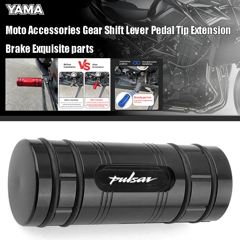 Accesorios para Moto, Extensión de Palanca de Cambios de Aluminio CNC, Pedal de Freno para Bajaj Dominar 400 Pulsar Dominar400