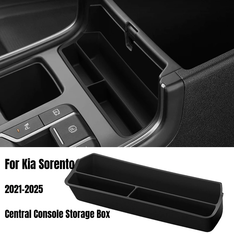

For Kia Sorento 2021-2025 Central Console Storage Box Car Interior Accessories Organizer Storage Case In Front Of Armrest Box