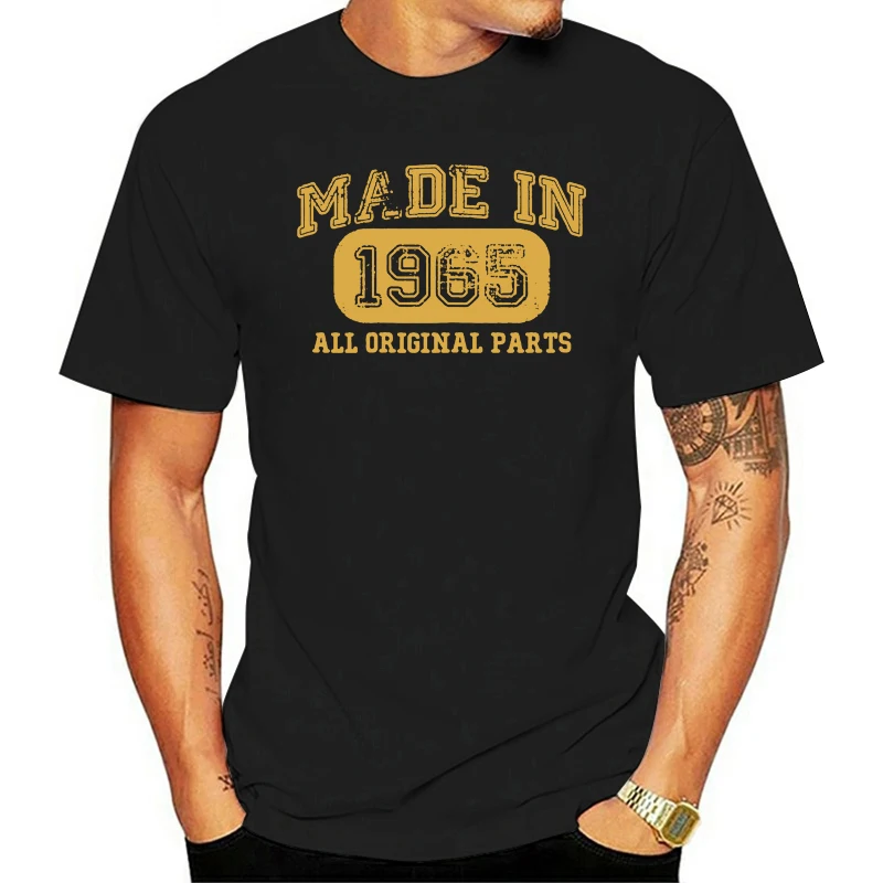 Funny Made In 1965 58 Years Old 58th T Shirts Summer Graphic Cotton Streetwear Short Sleeve Birthday Gifts T-shirt Mens Clothing