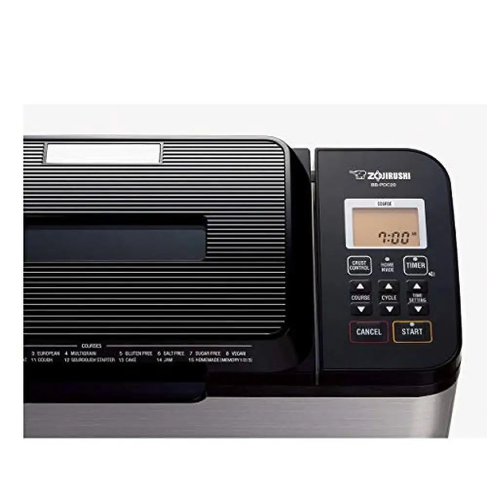 Home Bakery Virtuoso Plus Brotbackautomat 2,5 kg. Laib, gesund, Mehrkorn, ganzer Weizen, schnell, glutenfrei, vegan, Doppelknetklingen, LCD