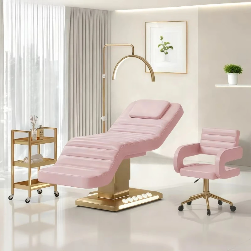 

Массажная кушетка JC Luxury Gold Base с 3 моторами и ножным управлением