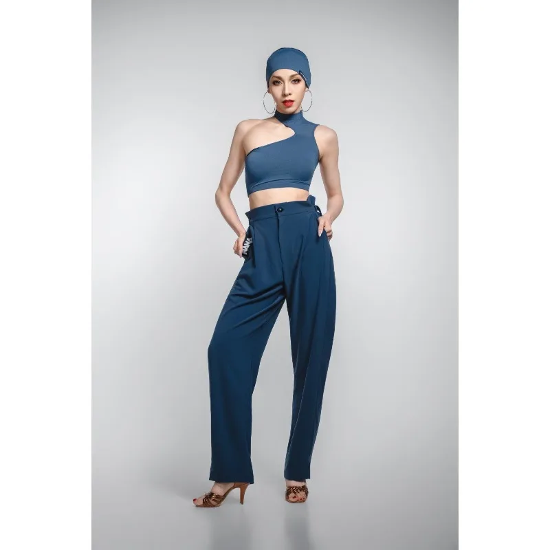 Customized NANA Top Latin Dance Dress Women's Pants Lace Outer Outfit view 6