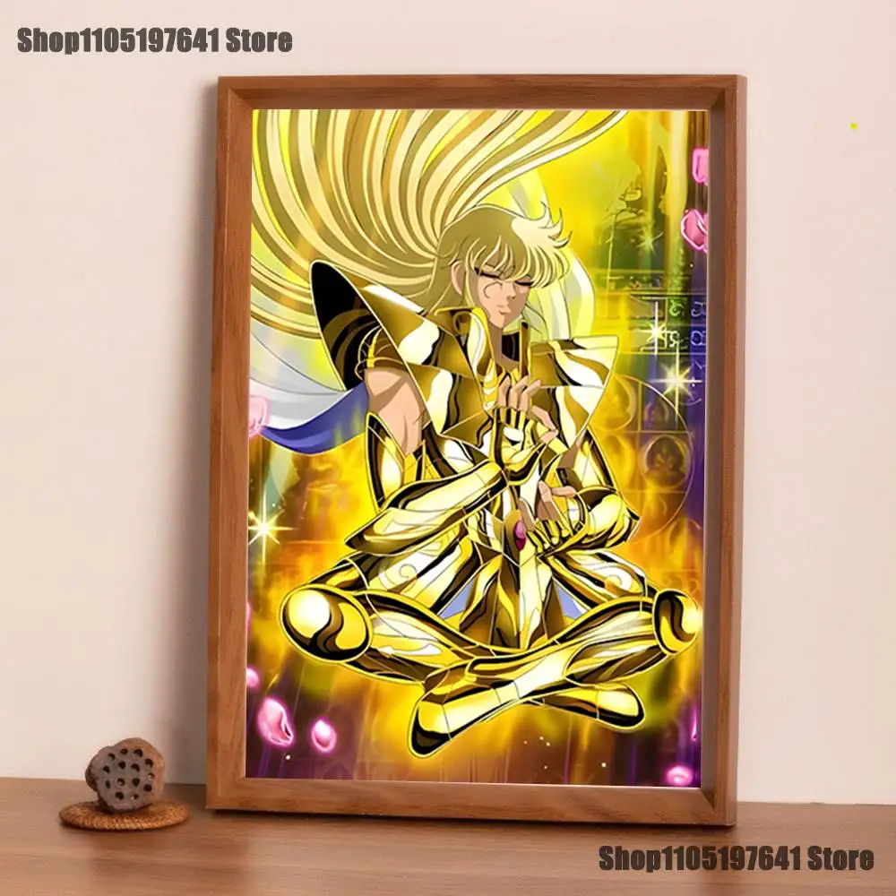 Saint Seiya Virgo Shaka Poster Prints Wall Art Picture Painting Gift Living Room Restaurant Bar Large Dec Sticker