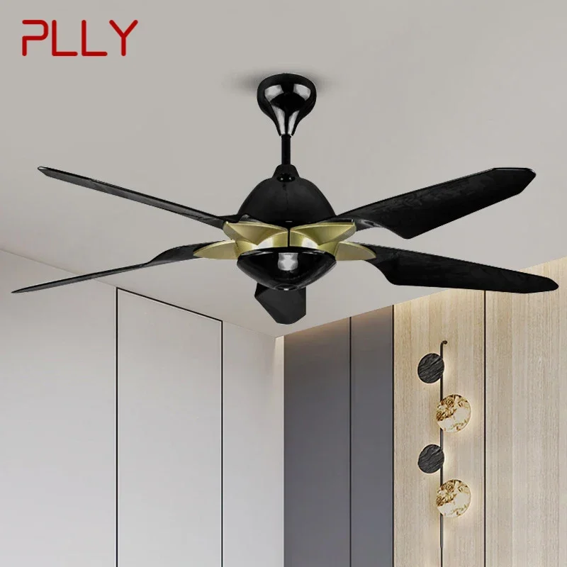 PLLY Nordic LED Fan Light Modern Minimalism Restaurant Living Room Study Ceiling Fan Light Remote Electric Fan Light