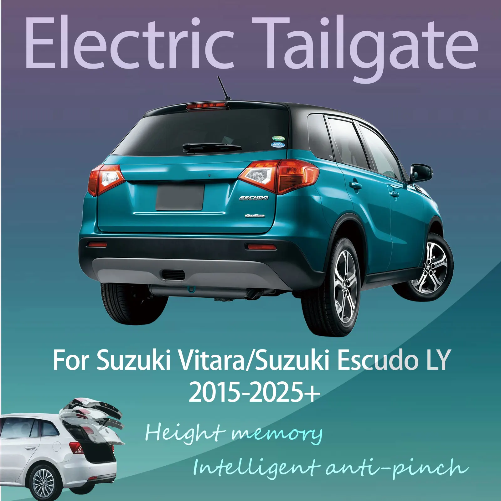 For Suzuki Vitara/Suzuki Escudo LY 2015-2025+ Electric Tailgate with Sensor Trunk Anti-pinch Memory Height Intelligent Operation