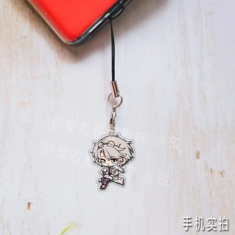 Identity V Mobile Lanyard Chain Phone Case Cute Acrylic Keychains Lolita Pendant Student Ferrule