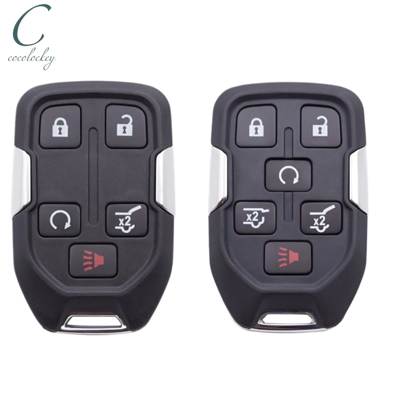 Cocolockey 5, 6-кнопочный дистанционный брелок для Chevrolet GMC YUKON Suburban Tahoe, замена ключей без ключа, высокое качество