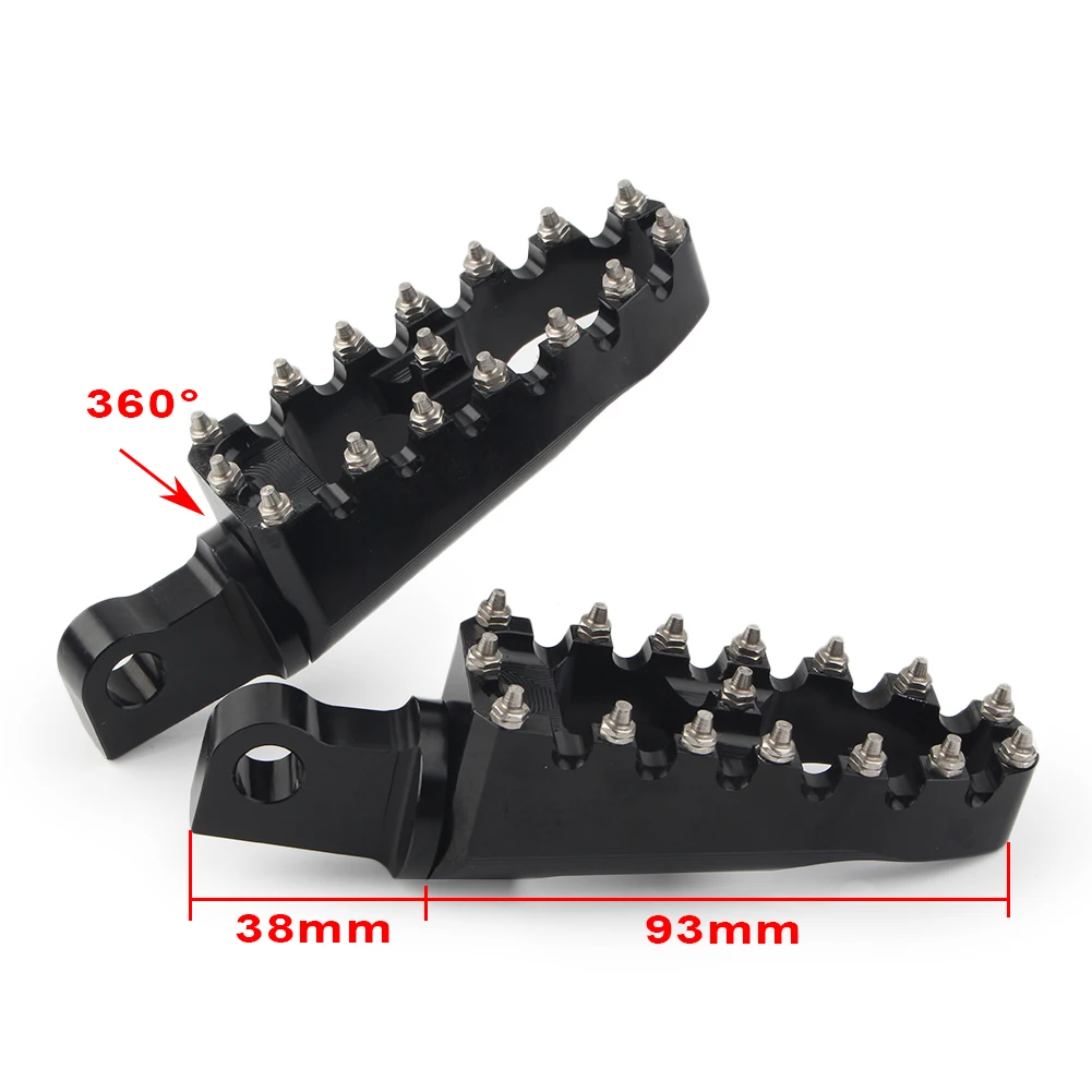 Motorcycle CNC Extention Pad Footpegs Foot Peg MX 360 Rotating Custom Chopper Bobber Style for Harley XG500 XG750 XG750A