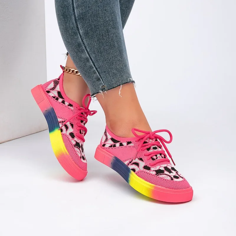 2026 Fashion Mesh Breathable Women's Sneakers Casual Comfortable Loafers Lightweight Soft Soled Women Shoes  