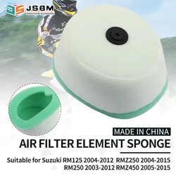 JSBM Motobike Air Filter For Suzuki RM125 2004-2019 RM250 RMZ250 RMZ450 RM RMZ 125 250 150 Dirt Bike Washable Dual Foam Element
