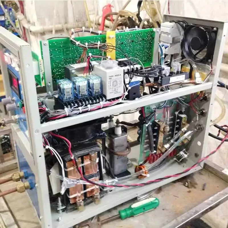 

1 Induction Melting Furnace For Gold, Silver, Copper, And Aluminum 35kw Ultra High Frequency Heating Machine Induction Heater