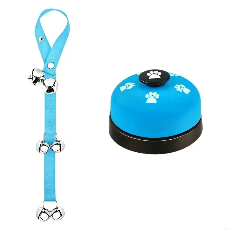 Internal Training Doorbell Adjustable Dog Door Bells Rope With Sound Buttons J0MC