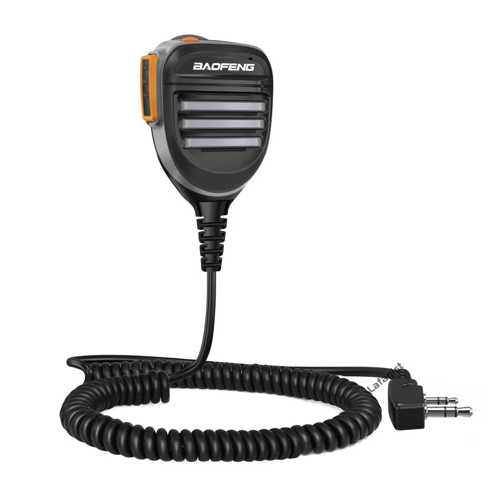 Baofeng Microphone haut-parleur initié PTT étanche pour TYT Baofeng Walperforated Talkie UV-5R BF-888S UV-S9 PLUS UV-13 ProTwo Way Radio