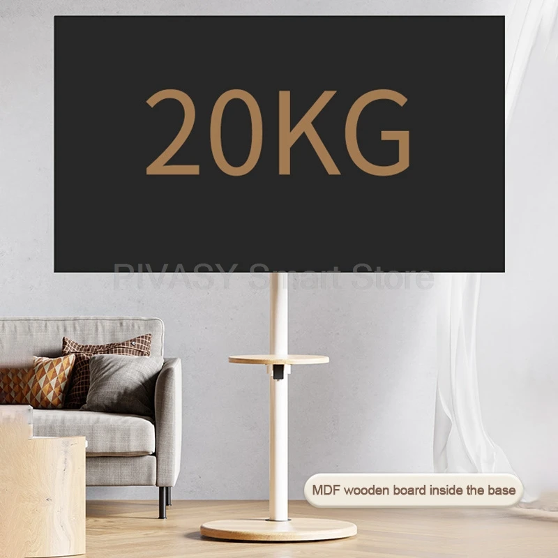 14-43 インチテレビスタンドホルダーポータブルフロアクレードルユニバーサルスクリーンディスプレイ吊りブラケット回転移動スタンドリビングルーム用