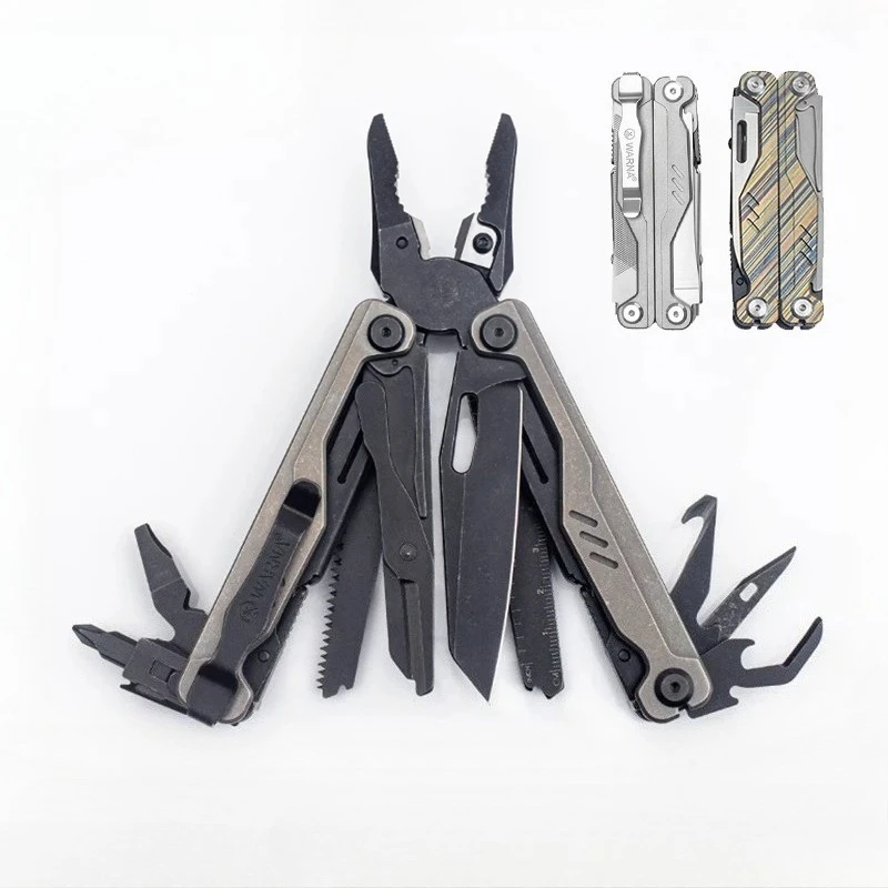 BHBT Titanium Alloy Multitool Pliers 20 In 1 EDC Multi-tool Pocket Knife Outdoor Camping Multi functional Tool Multi Tools