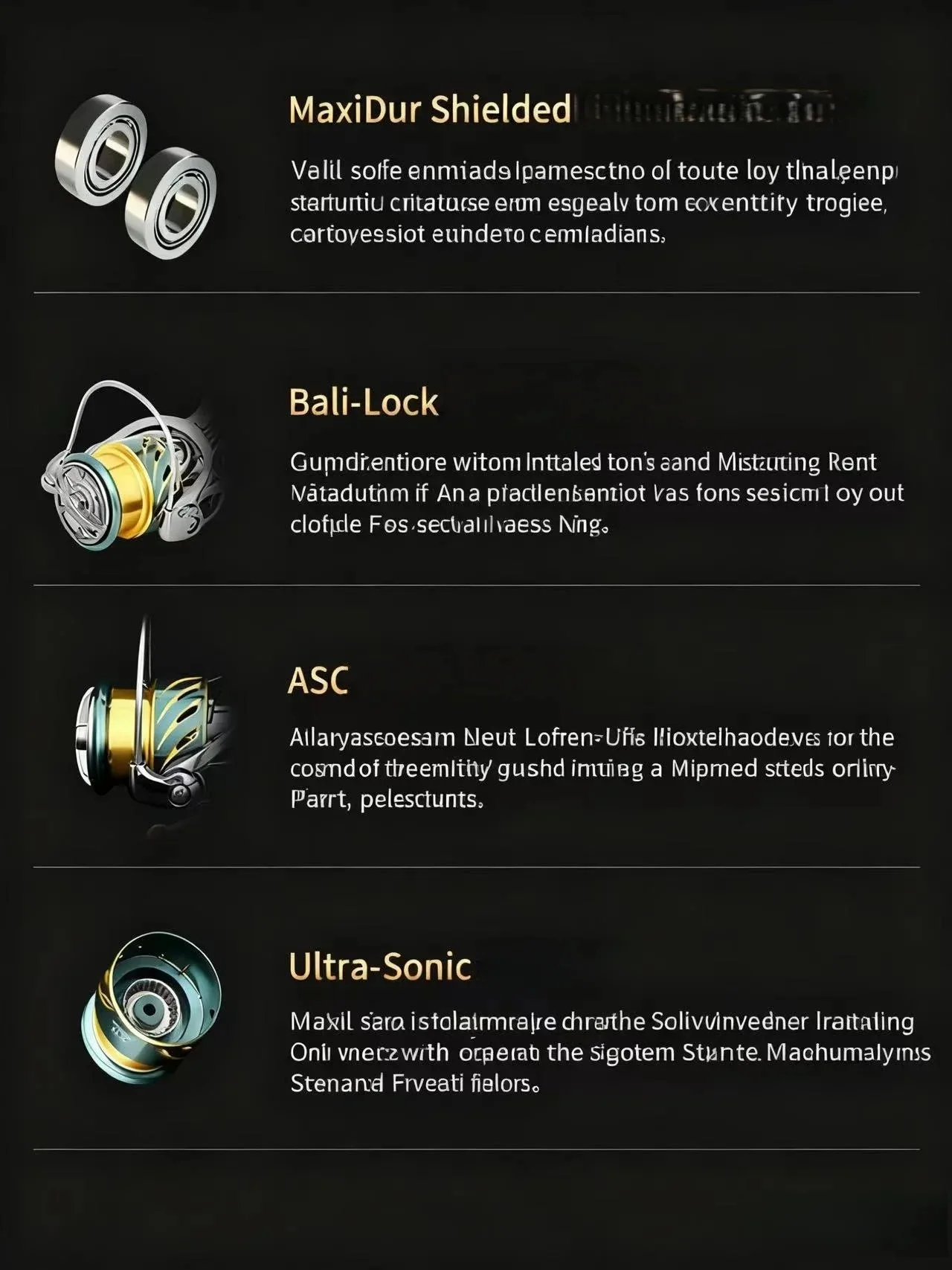 Okuma Spinnrolle, Ganzmetall-Angelrolle, maximale Bremskraft 12 kg, für Salzwasser- und Süßwasser-Langwurfköder, kostenlose Angelbrille. – Detail 23