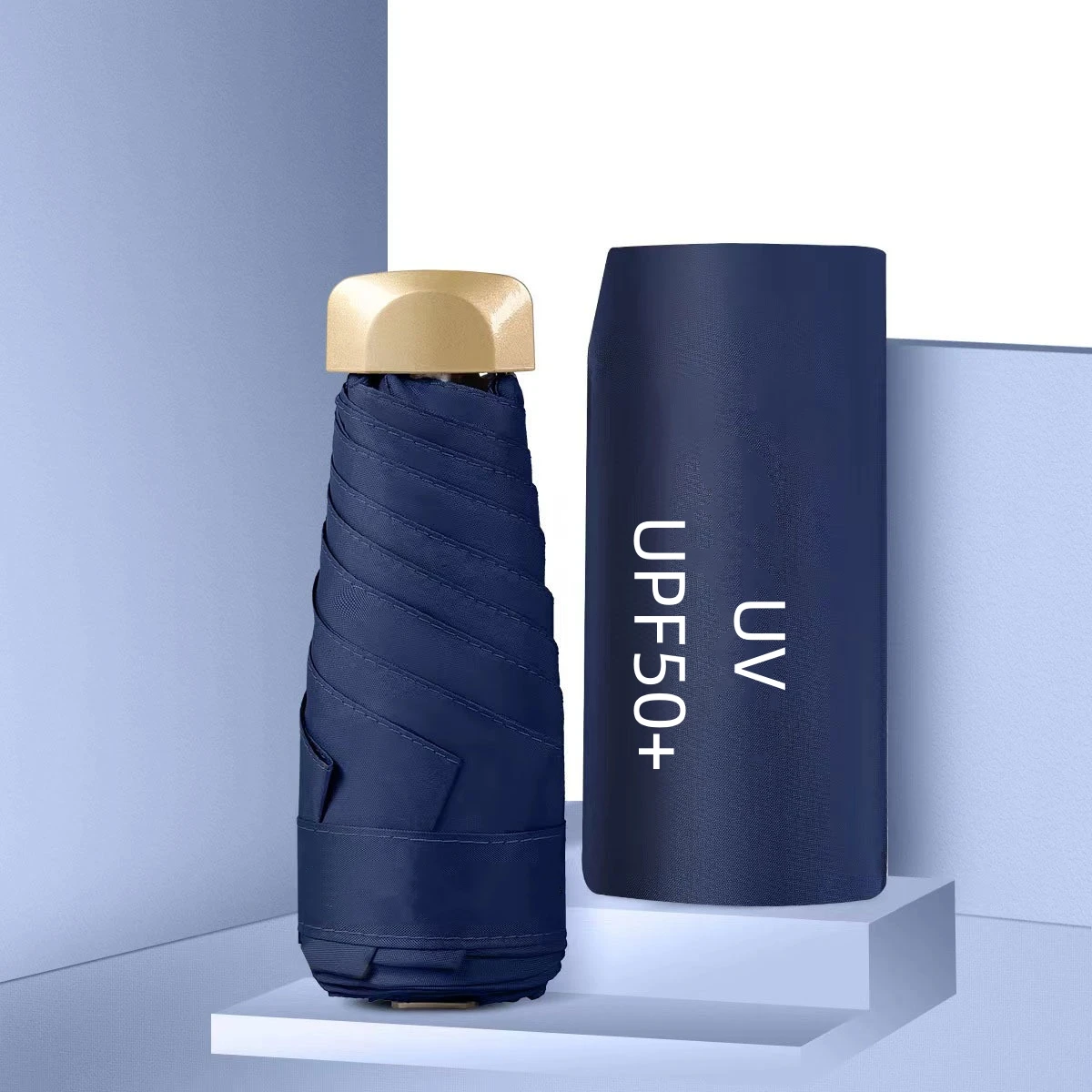 80% Rabatt auf Mini-UV-Regenschirm kleine Tasche Reise Regen Sonnenschirm Vinyl faltbaren Sonnenschutz Regenschirm upf50 tragbare Kapsel Regenschirme