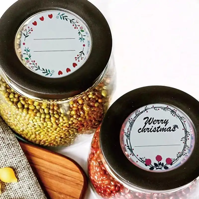 5cm Labels Self-Adhesive Labels Canning Jar Labels Stickers Writeable Label