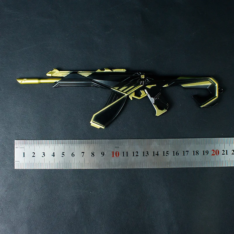 21cm Nowa Figurka z Gry VALORANT Metalowa Rzemiosło Modelarskie Rekwizyty Dekoracja Biurka Ozdoby Prezenty Urodzinowe Zabawki