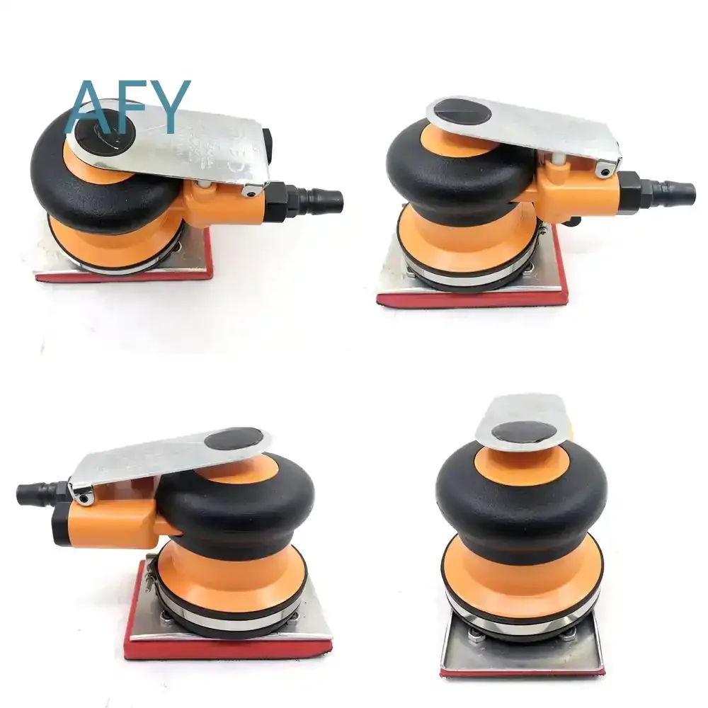 Auto Pneumatic Grinder for Triangle Rectangle Square Shaker Grinder Putty Sandpaper Machine Dry Grinding Air Grinder for