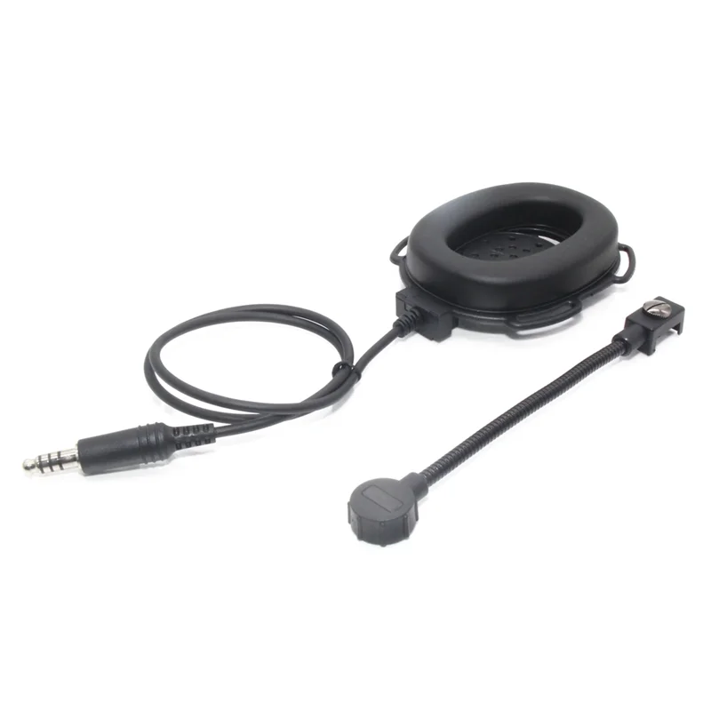 HD03 for Tactical Bowman Elite II Radio Headset Earpiece Microphone for Two Way Radio Walkie Talkie