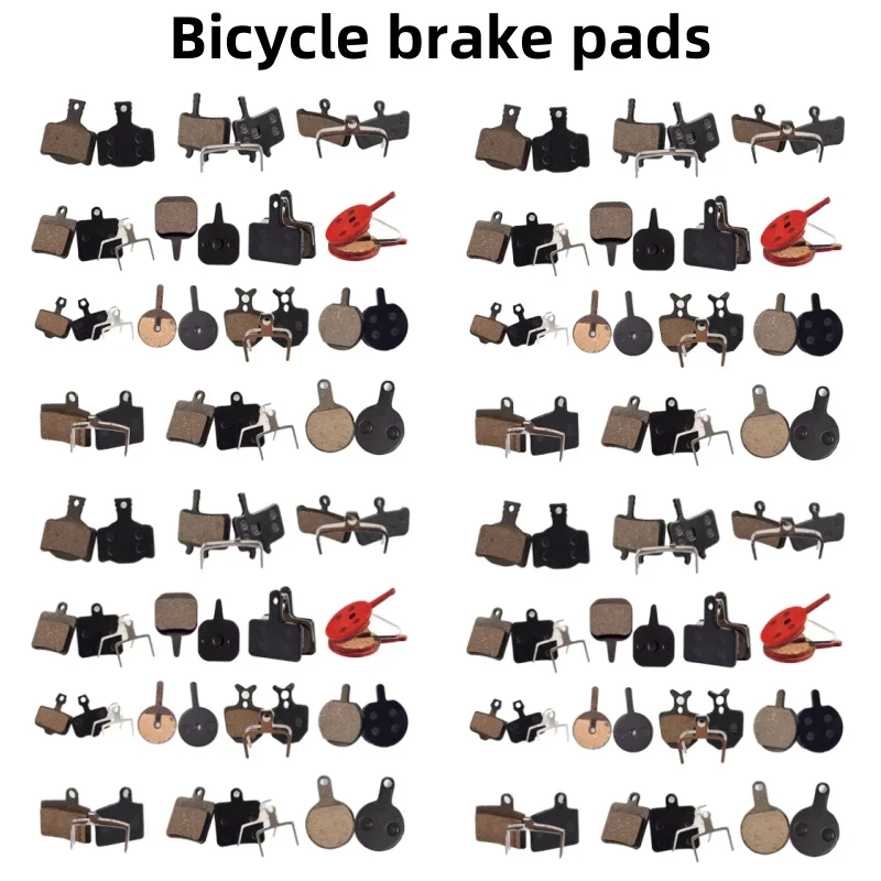 1 Pair Bicycle Brake Pads MTB Road Mountain Bike Hydraulic Disc Brake Pads Semi-Metallic Bike Brake Cycling Part Accessory