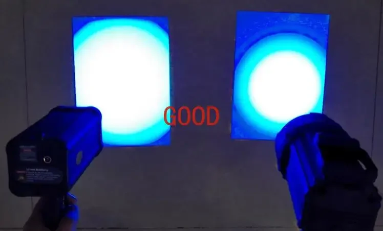 Handheld black light UV l LED magnetic particle flaw detection  Handheld flaw detection