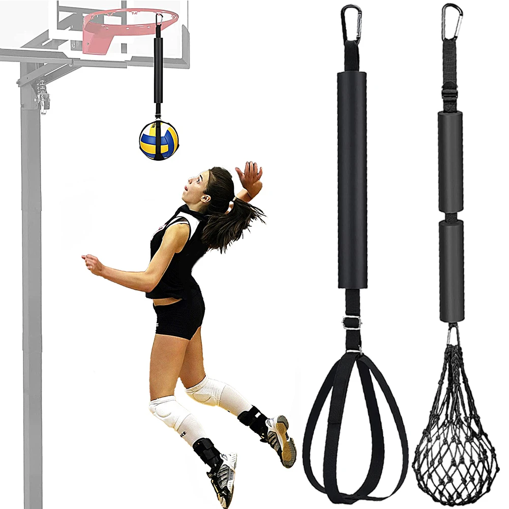 Volleyball Spike Trainer Volleyball Solo Serve Trainer with Adjustable Belt Wear Resistant for Beginners