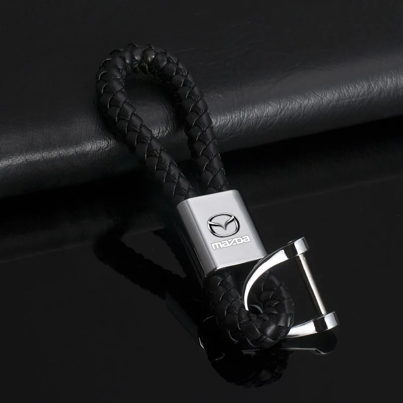 Car Keychain Pendant Zinc Alloy Badge Key Chain Keyring for Mazda 3 6 Atenza CX5 MP Atenza MS Axela Demio CX3 Wheel Center Caps