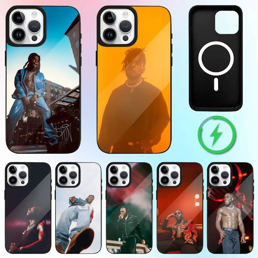 

Hot B-Burna B-Boy Singer Phone Case For iPhone17,16,15,14,13,12,11 Plus,Pro Max Magnetic Magsafe Wireless Charging