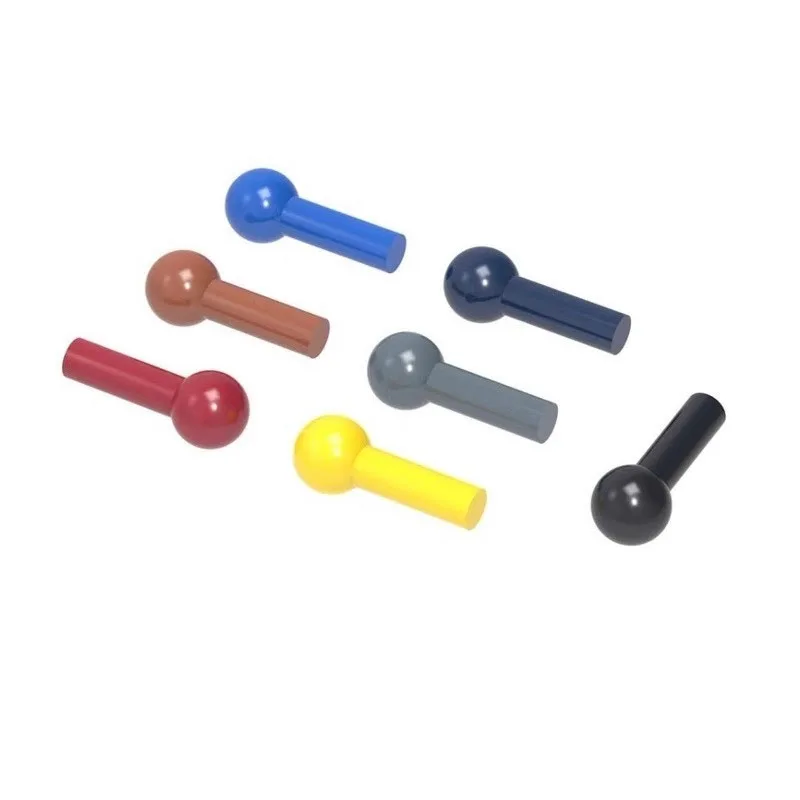 Blocs de construction avec boule de remorquage, 10 pièces, 22484 Bar, 1L, MOC, bricolage, assemblage, Compatible avec brique, jouets pour enfants, boîte cadeau