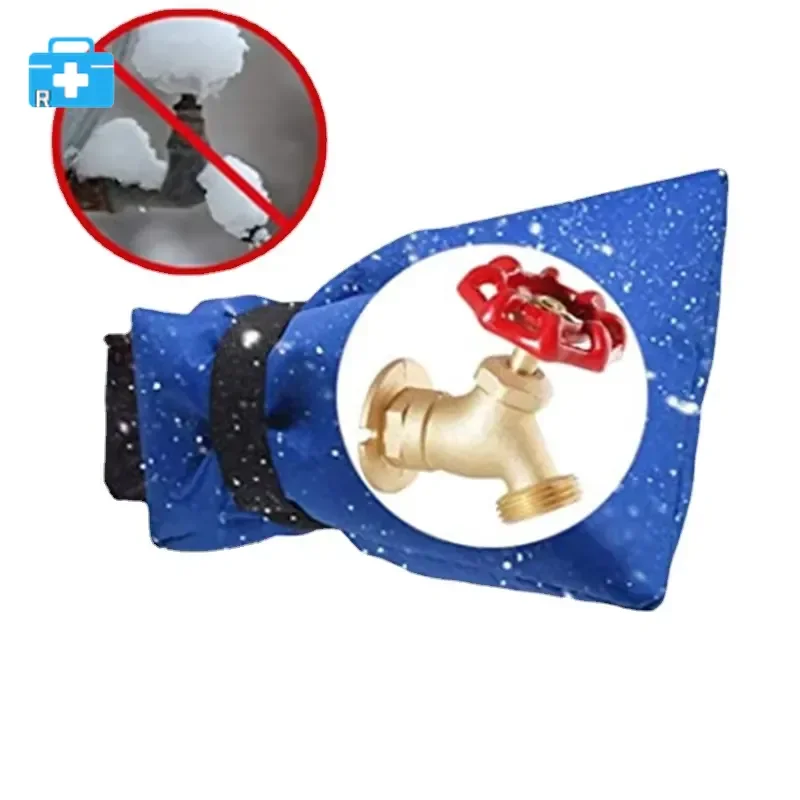 pack of 2 outdoor winter antifreeze faucet protective cover, polyester 210D Oxford cloth, antifreeze protective cover,