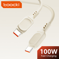 Toocki 100W USB Type C to USB C Cable PD Fast Charging Type C Charger Cable for Macbook Xiaomi Samsung Redmi USB C Cord 2M 3M