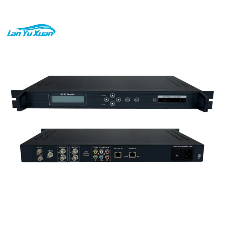 Satellite Receiver Digital DVB T RF IP Input  Decoder HD IRD Decoder MPEG2 MPEG4 Decoder