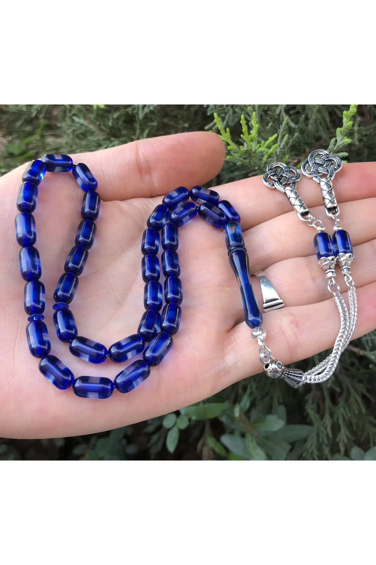 Cápsula corte em pó rosário rosário é o mais bonito e original acessório muito especial presente muçulmano islam adoração