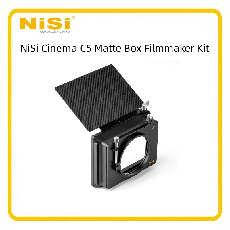NiSi Cinema C5 Matte Box Starter Kit 95mm Clamp-On 2-Stage Filter System for 4x4/4x5.65 Filters