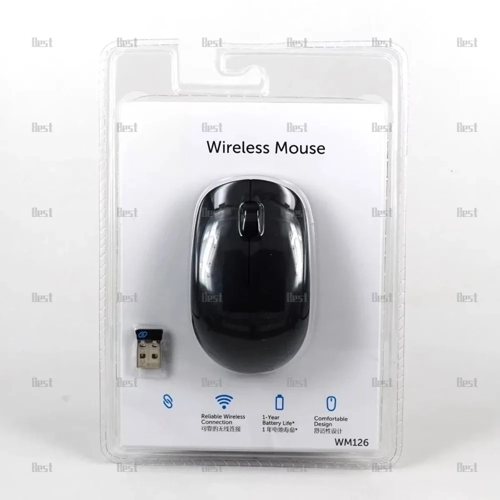 Mouse Óptico Sem Fio Dell WM123 (M215) Original Genuíno para Escritório e Jogos WM126