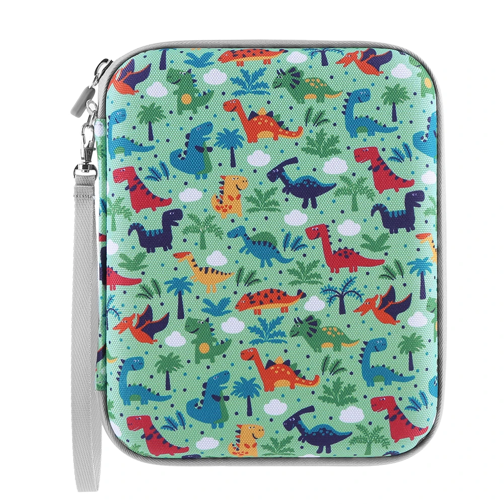 ジッパー付きソフトポータブルフォルダー＆80ポケットカードフォルダー、ヨトカードミニオーディオブックカード用