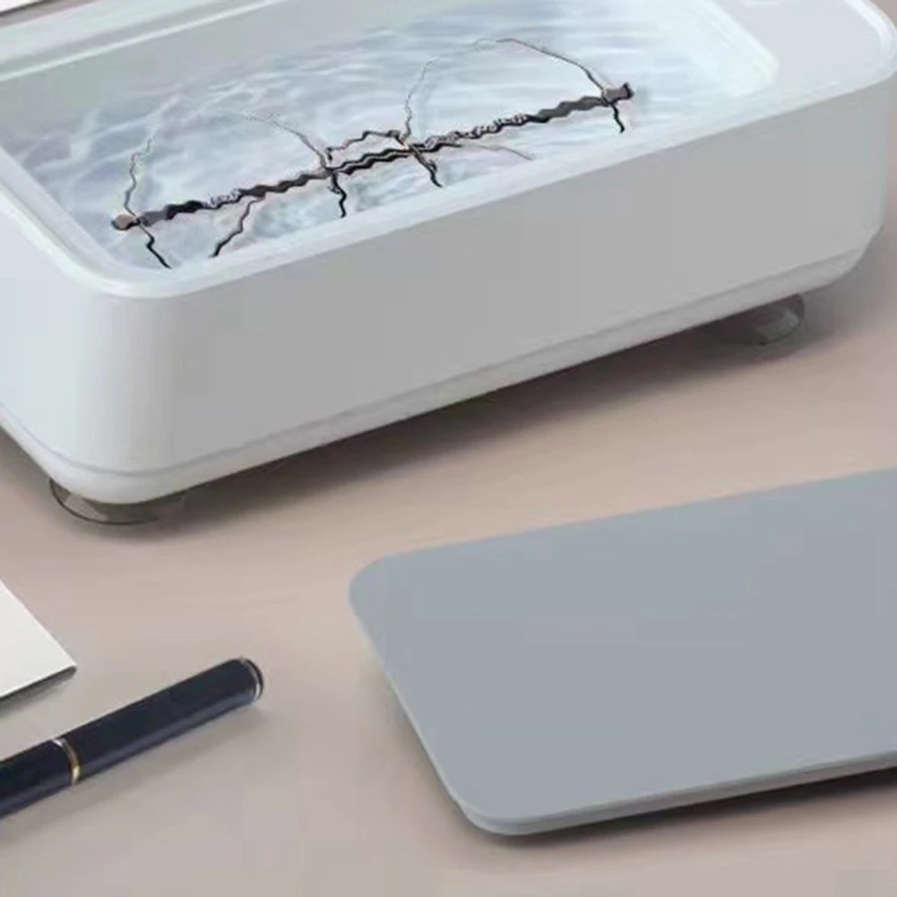 Ultrasonic Cleaning Machine Rust Remover High Frequency Vibration Glasses Watch Jewelry Cleaner Washing Tools-Pink