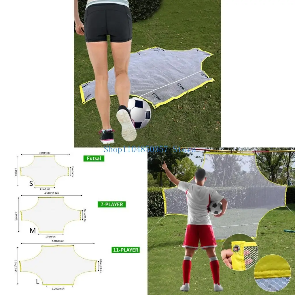 5asd Soccer Net Football Training Net Scoring Training Equipment Practice Goal Shots Soccer Targets Sheet Practice Targets Net