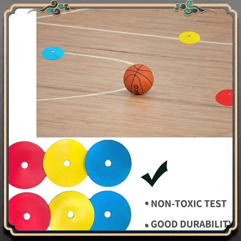 

10Pcs Marker Disc TPR Marker Disc Basketball Sports Speed Agility Training Markers,Portable Training Equipment