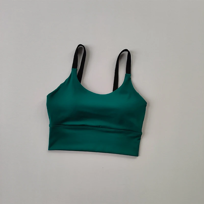 Einteiliger BH, hochfester stoßfester Lauf-BH, Träger-BH, rückenfreier Fitness-Yoga-BH – Detail 11