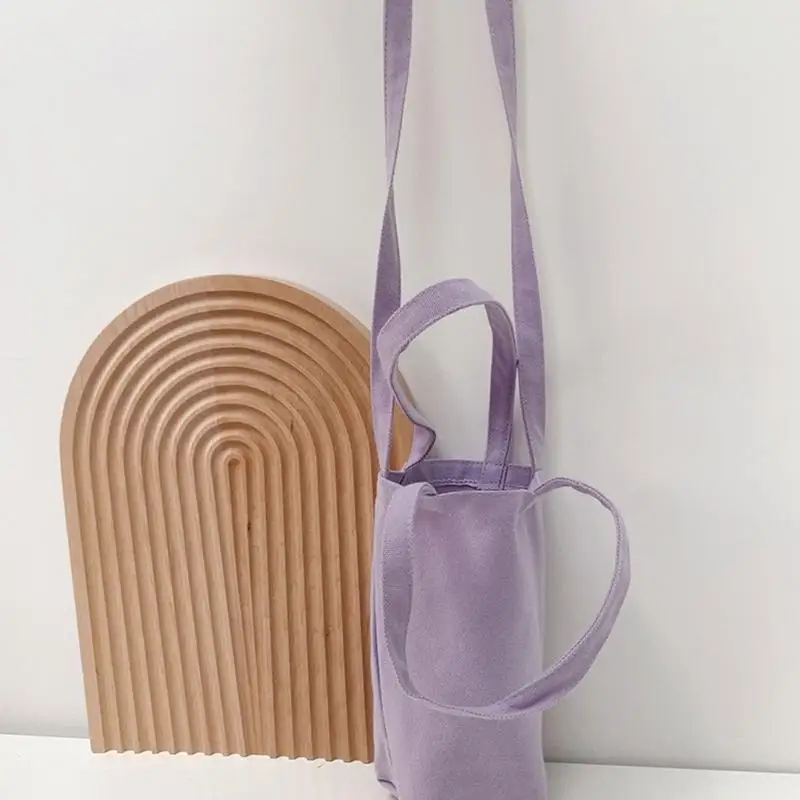 652F Портативная сумка-переноска для бутылки с водой, уличный холщовый держатель для бутылки с водой, дорожная сумка для кружек,