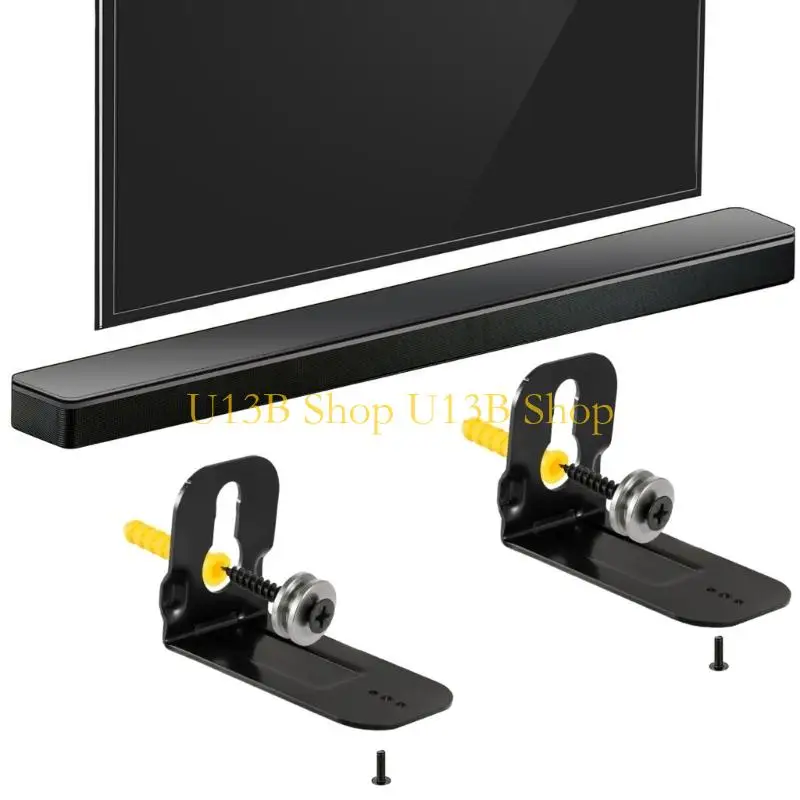 U13B Adjustable Wall Mount Bracket For HWMS6500 HWMS6511 HWMS660 Soundbars Stand Features Robust Metal Frame And Hardware